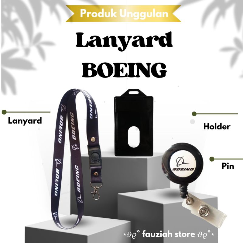 

READY! TALI ID CARD BOEING / LANYARD BOEING Termurah!!!