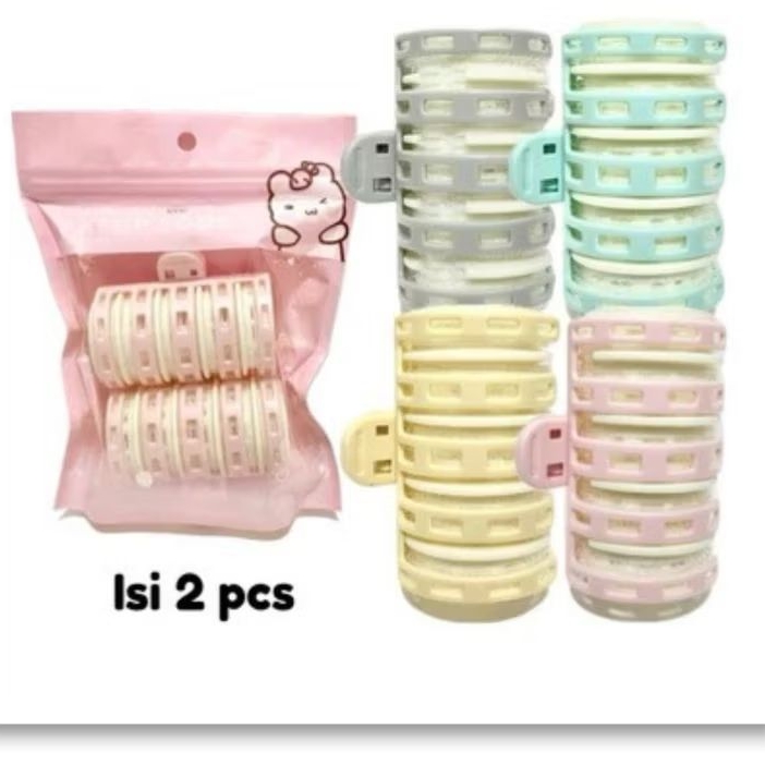 Hair Roller / Roll Rambut Besar Isi 2