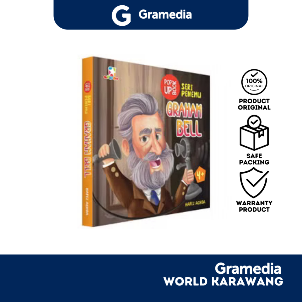Gramedia Karawang - Pop Up Book Seri Penemu: Graham Bell