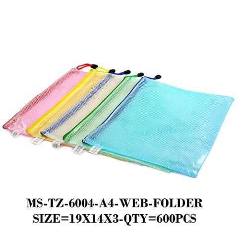 

(1 Pcs) Map Zipper Sleting A4 MS-TZ-6004-A4 / Tas Zipper Bag Folder Sleting A4 MS-TZ-6004-A4