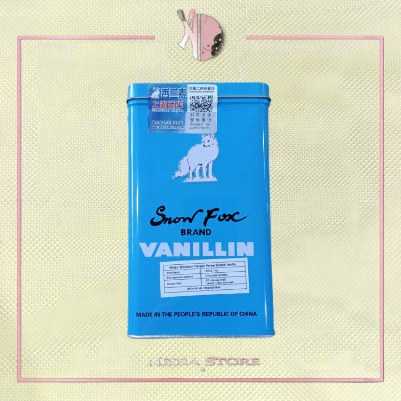 

Vanillin / Vanilla Crystal Powder 500G (Snow Fox Brand)
