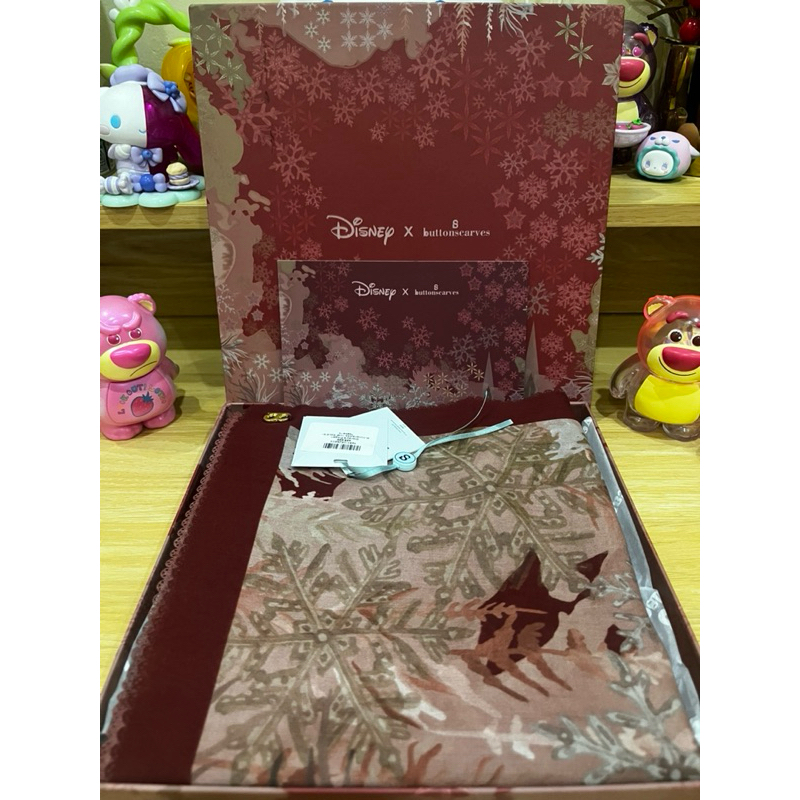 Frozen Buttonscarves Teaberry Bougenvile Aquamarine