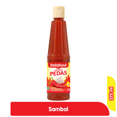 

Sambal Pedas Indofood 275 ml | Indofood Sambal Pedas Botol 275 ml