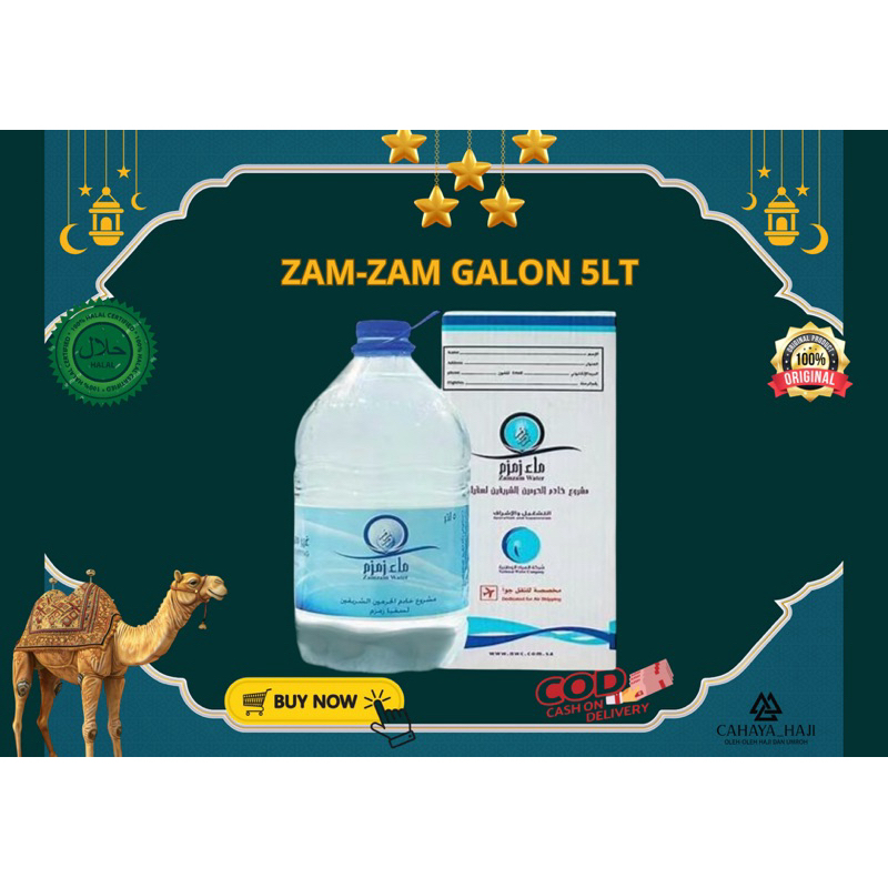 

Zam-Zam Galon Bercode 5 Liter Original 100%
