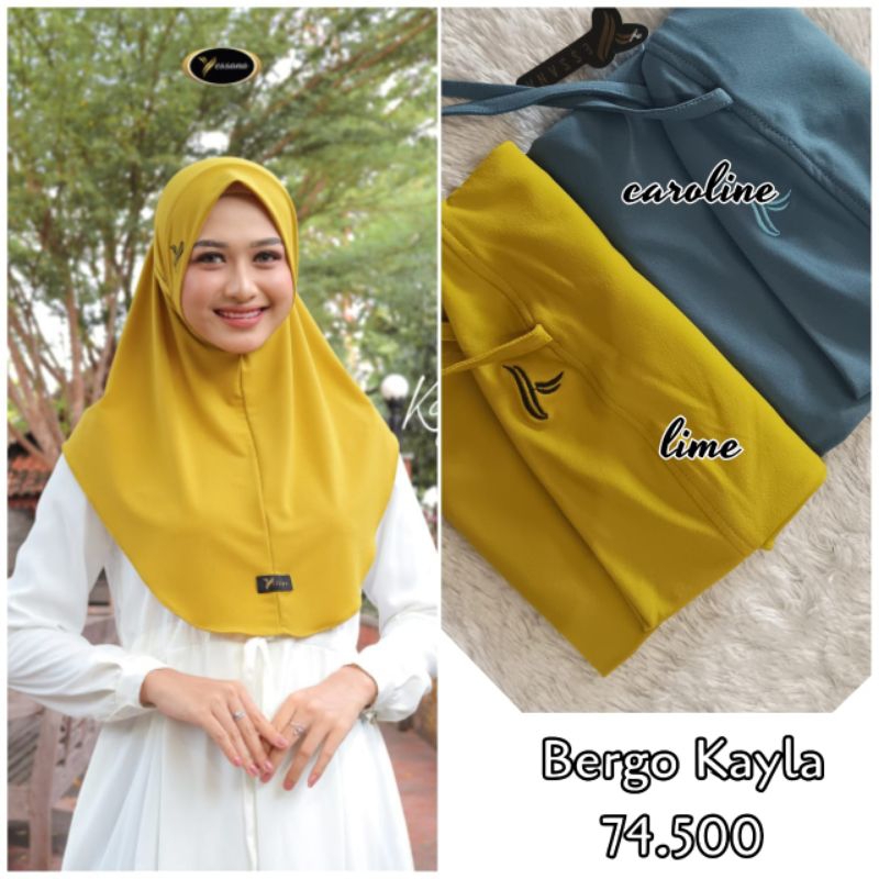 Bergo Kayla by Yessana || Bergo || Hijab || Soft Ped