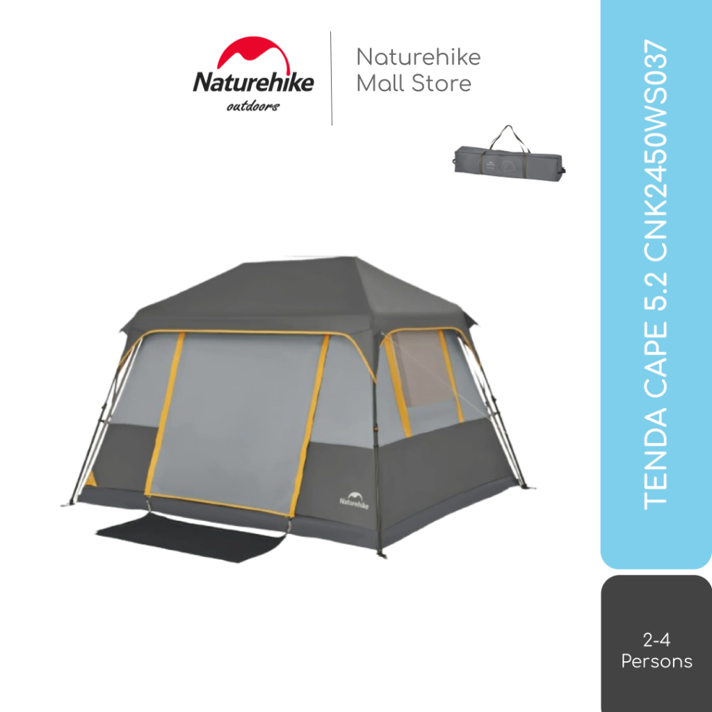 TENDA GLAMPING CAMPING AUTOMATIC CAPE 5.2 NATUREHIKE CNK2450WS037