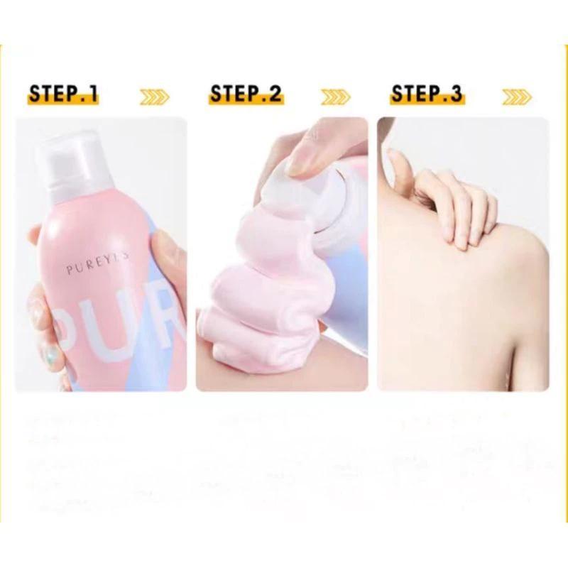 Pureyes Shower Gel korea Orginal Sabun Mandi Memutihkan Badan dan Wajah