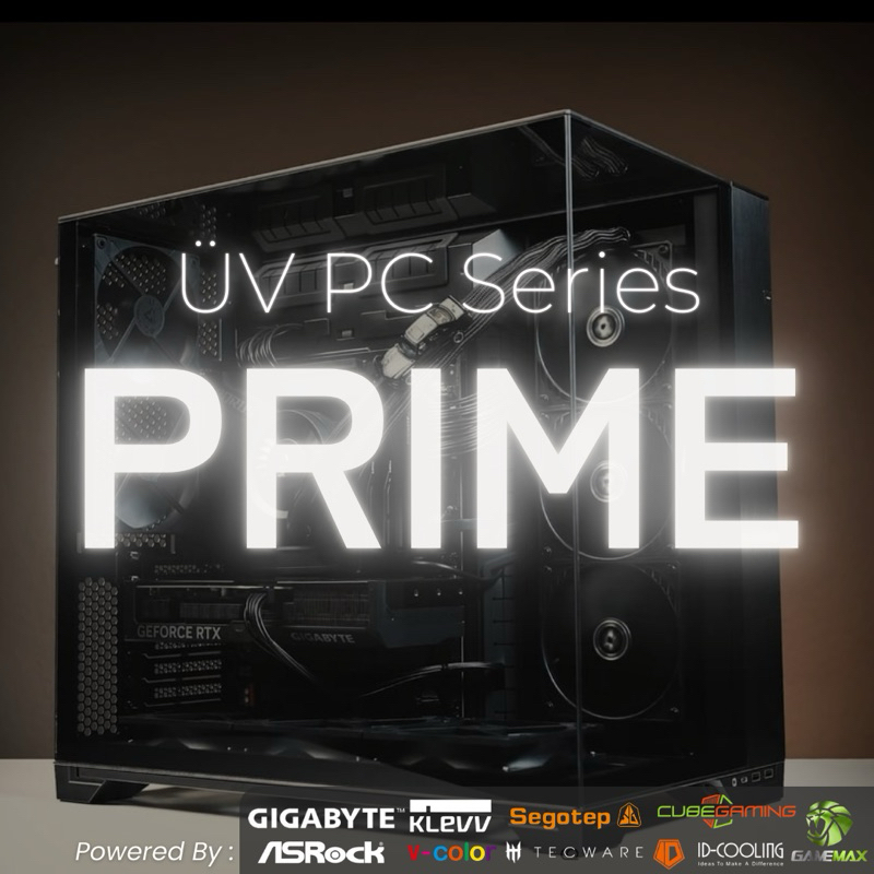 UV PRIME Gamer Creator PC Komputer AMD Ryzen 5 8600G | Radeon 760M | DDR5 1x16GB | SSD NVMe 256GB | 