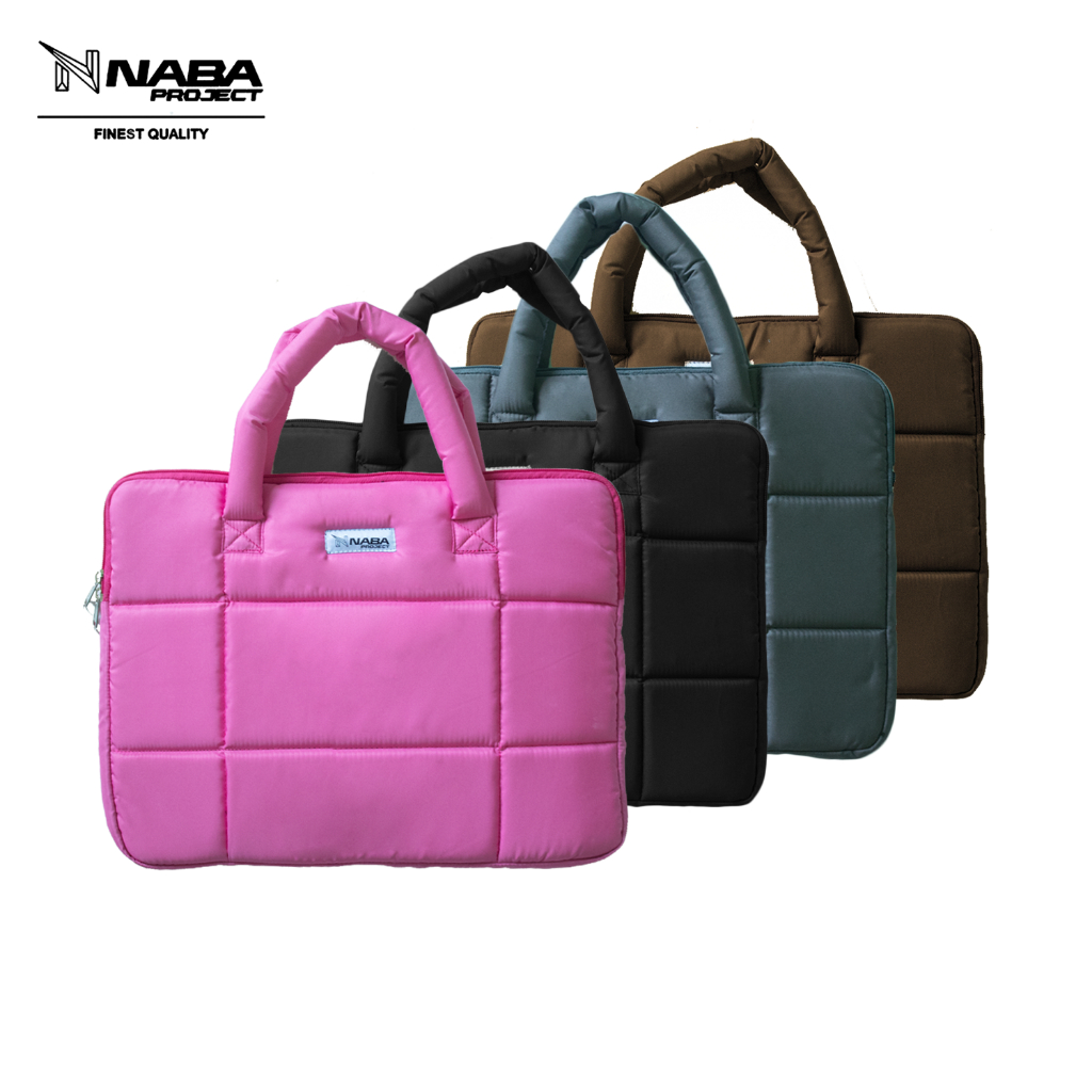 Naba Project Tas Laptop Puffy / Tas Laptop Puffy