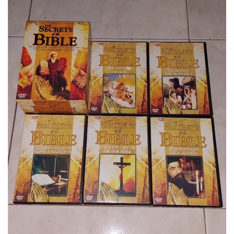 dvd boxset THE SECRETS OF THE BIBLE (An Extraordinary Investigation Into The Mysteries Of God)