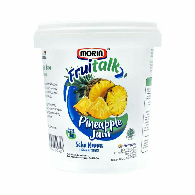 

MORIN Fruitalk Pineapple Jam (Selai Nanas Isian Nastar) 1kg