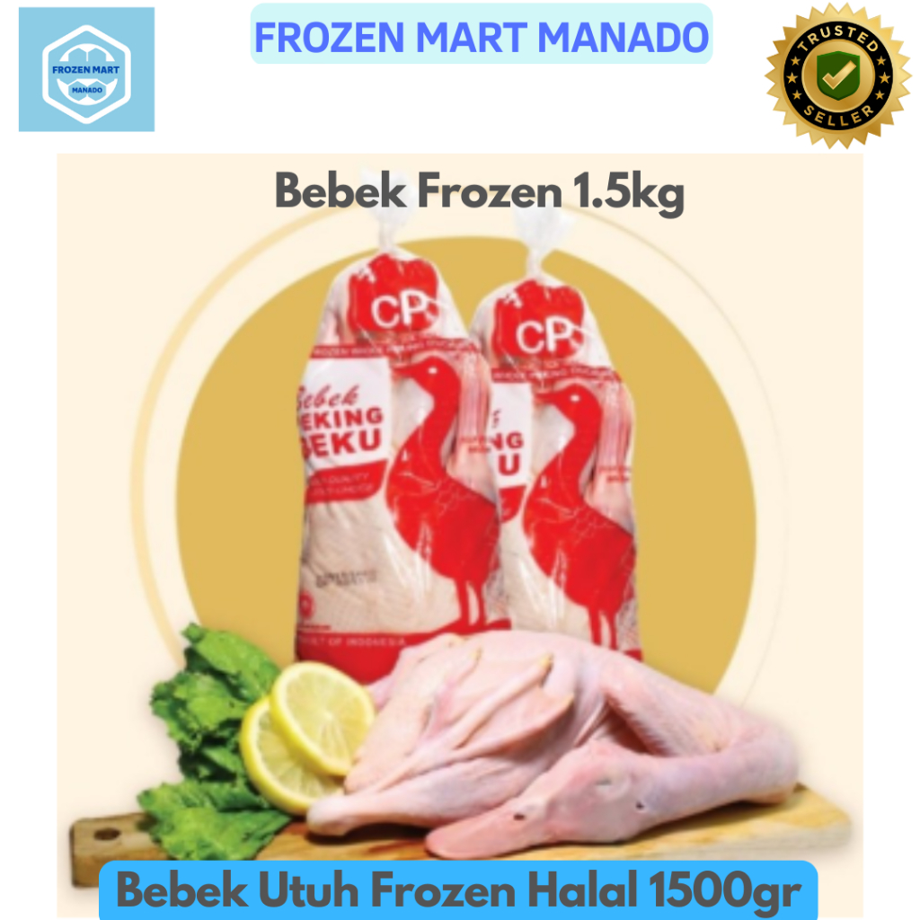 

Bebek Utuh Frozen Halal 1500gr - Frozen Mart Manado (Frozen Food Manado)