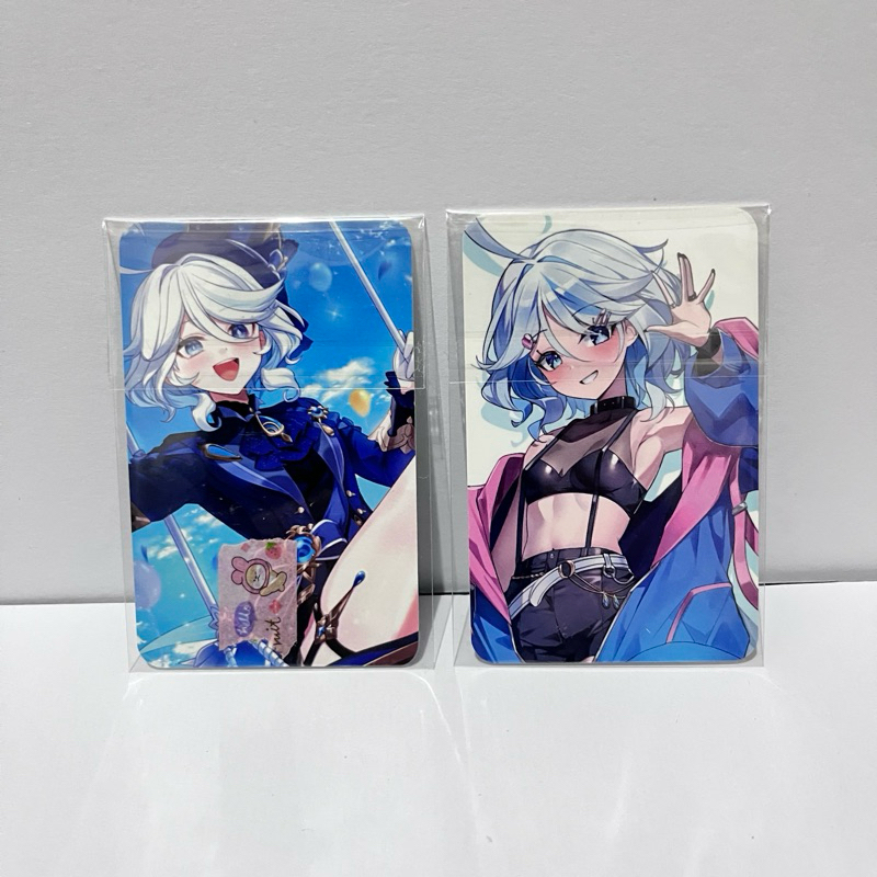 Fanmerch KR Genshin Impact Photocard+Sticker Furina