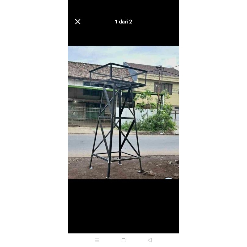 tiang menara toren air 500 liter*