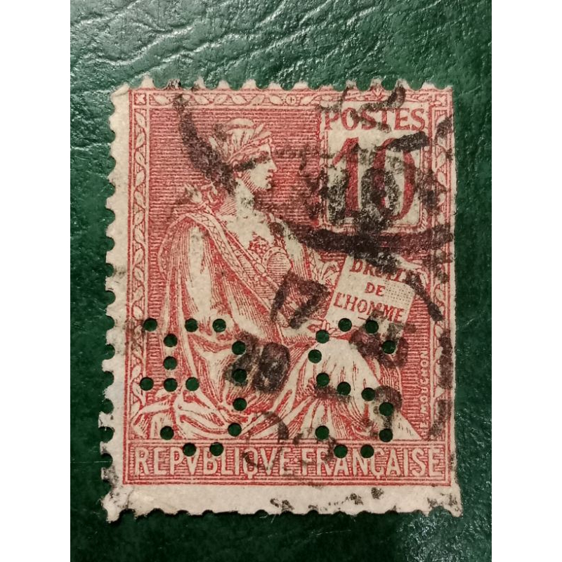 

Prangko Perancis kuno 10 C Tahun 1902 USED
