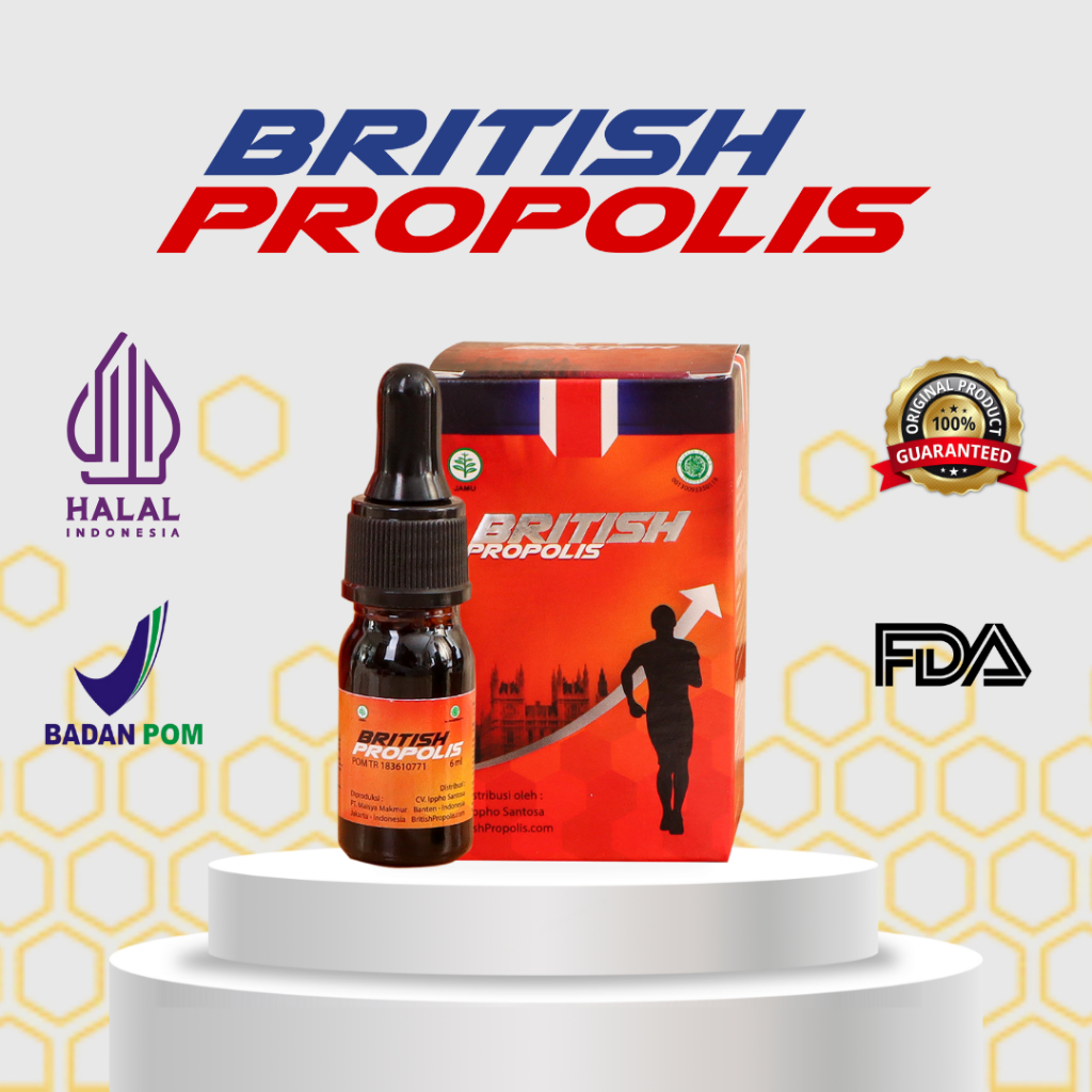 British Propolis - Obat Herbal Asam Lambung Gerd Maag Kronis