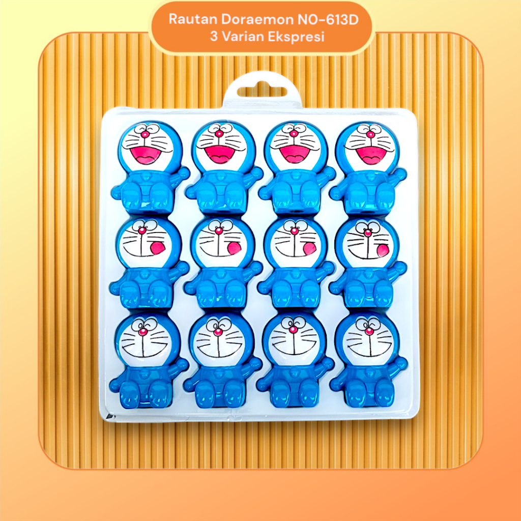 

Rautan Doraemon Mini / Rautan Bentuk Karakter Lucu / 3 Motif Ekspresi