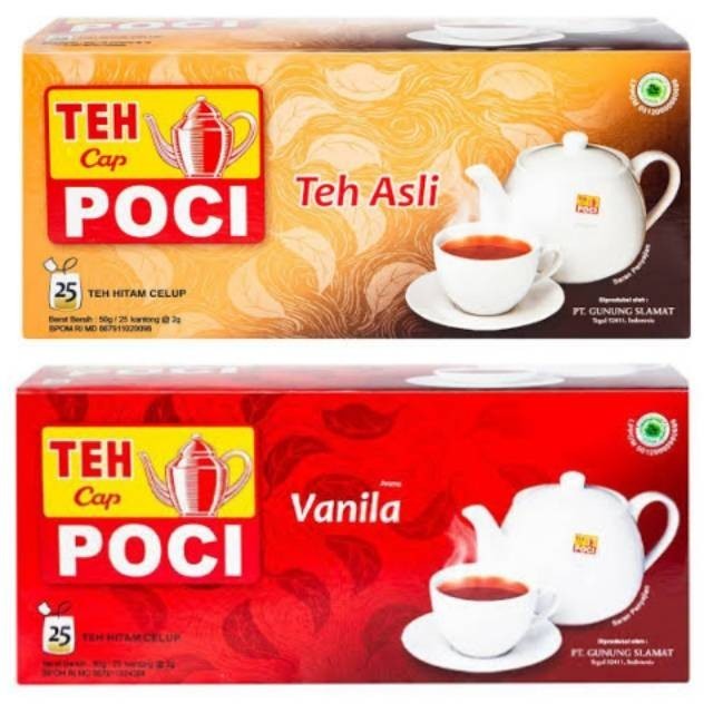 

Cap POCI Teh Celup Asli Tea Bag Isi 25 pcs