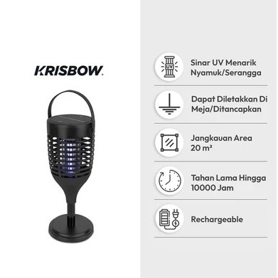 Krisbow Perangkap Nyamuk Solar 7 Watt