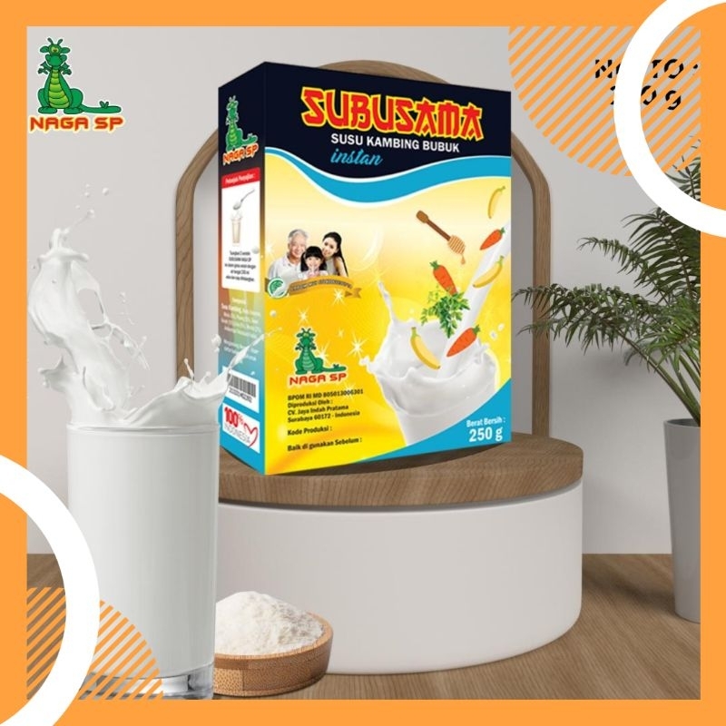 

Susu kambing etawa Naga SP 250g SUBUSAMA (Susu Buah Sayur Madu)