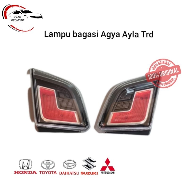 Lampu bagasi Agya Ayla Trd / reflektor Agya Ayla Trd 201 2017 sampai 2021