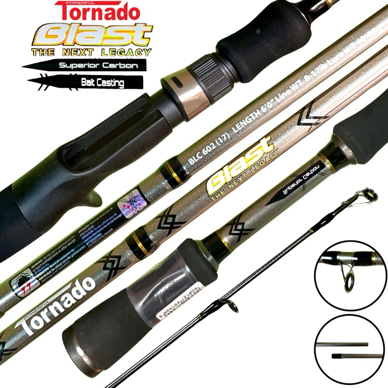 Joran Bait Casting BC JS Tornado BLAST 180cm / 8-17Lb