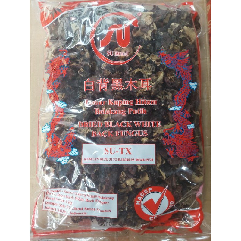 

Jamur Kering Hitam SU TX 1kg / Jamur Hitam Makje