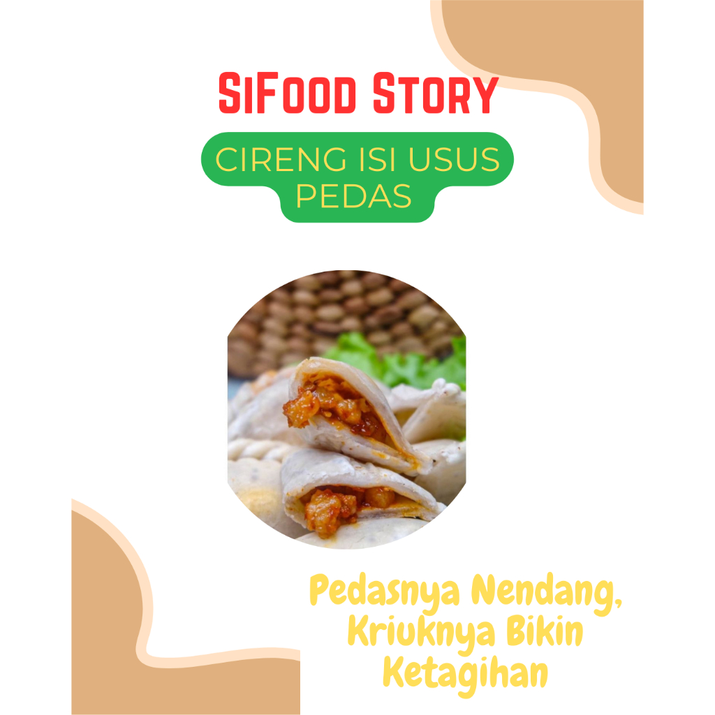 

Sifood Story Cireng Isi Usus Pedas- Cireng Isi Frozen Food Halal