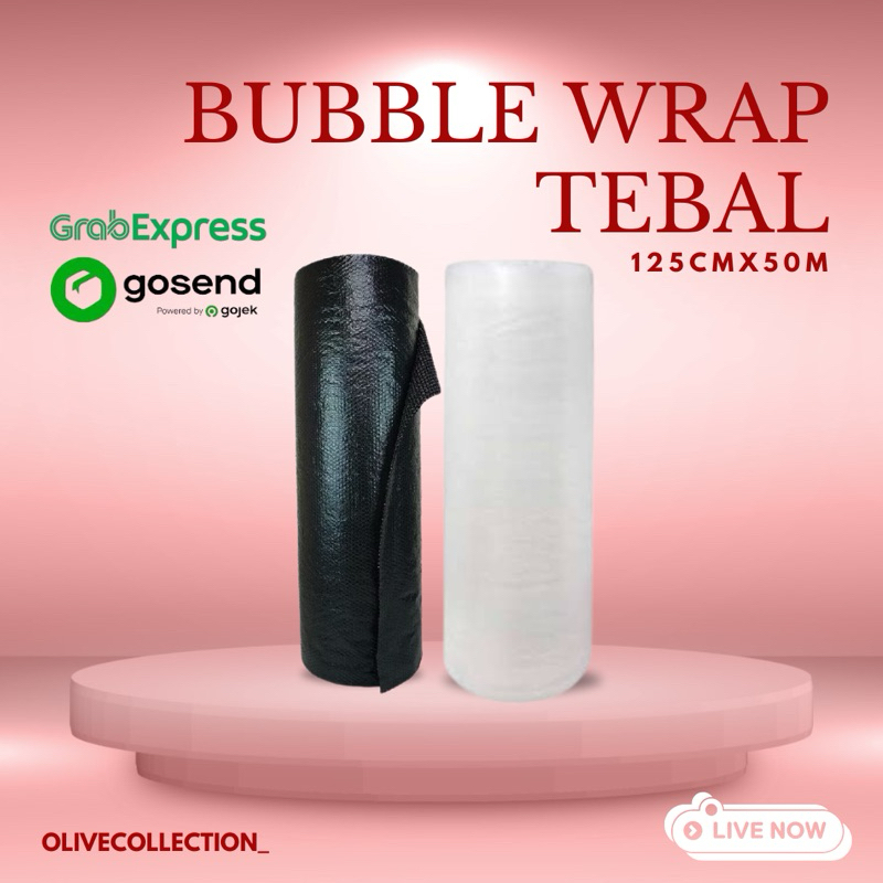 

BUBBLE WRAP ROLL UKURAN 50 M x 125 CM