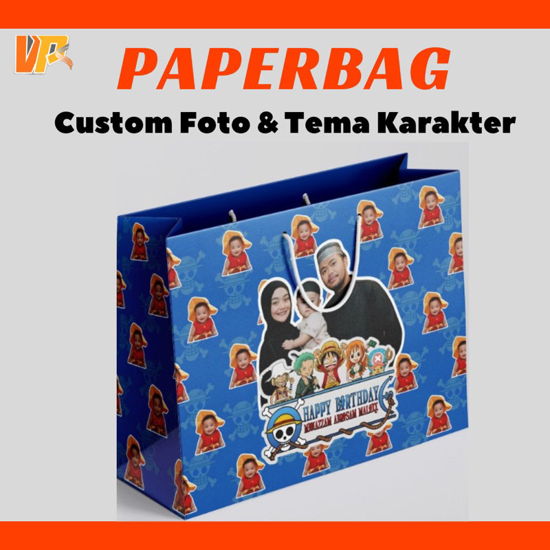 

PAPERBAG CUSTOM FOTO DAN TEMA KARTUN ANIMASI FREE DESAIN