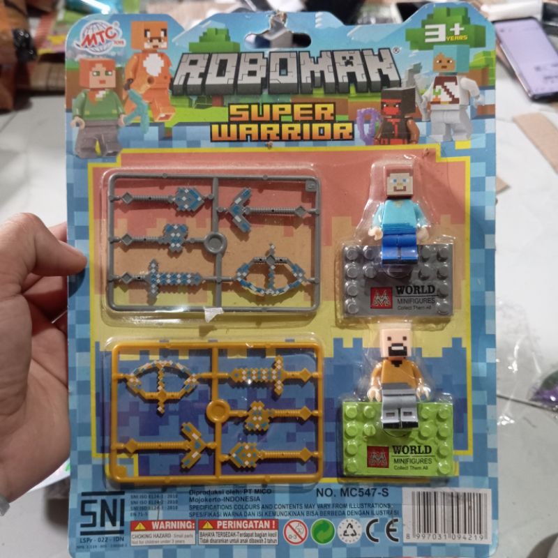 Roboman Ninja Warrior Super Special Forces Mainan Brick Roboman
