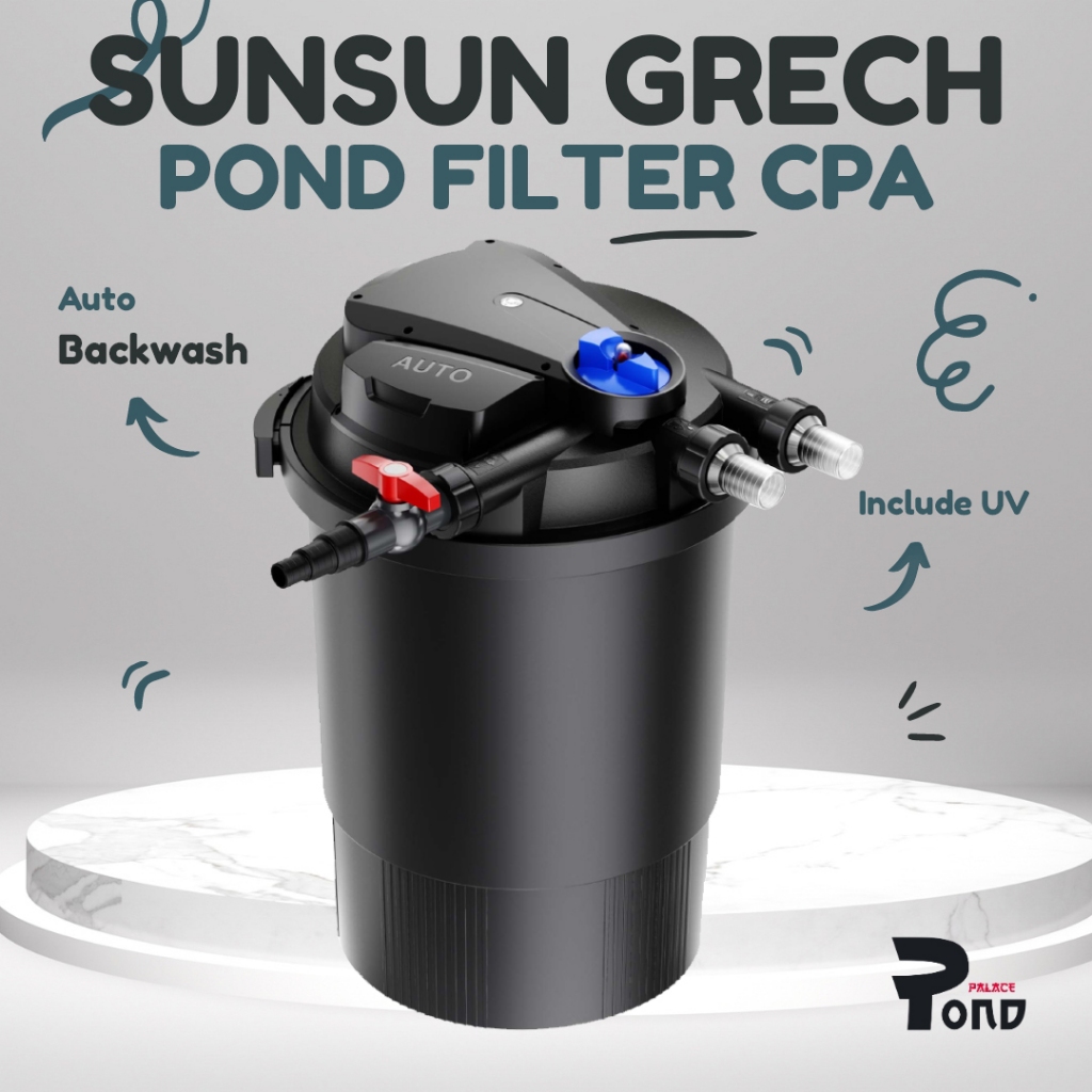 Filter Kolam Sunsun CPA 30000 Filter Canister UV 55 Watt
