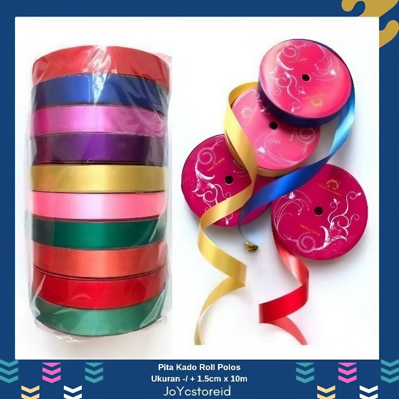 

Pita Kado Polos Banyak Warna | Pita Kado | Pita Plastik | Pita Jepang | Pita Parcel | Pita Hias | Pita Kertas