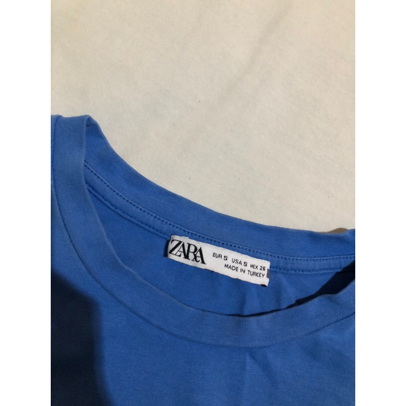 Zara Tank Top Crop Blue- Size S