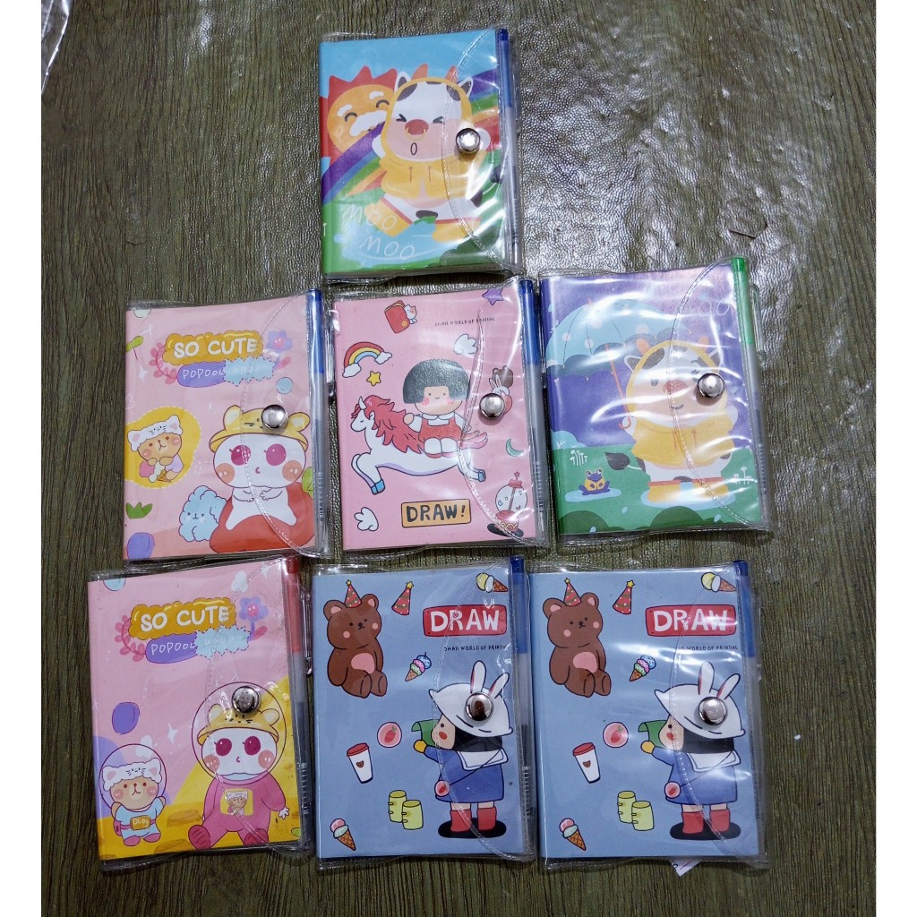 

Note book dompet free pulpen || buku catatan