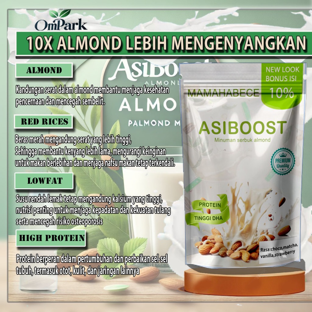 Susu Almond Asi Booster Menyusui Pelancar Asi Boster Susu Ibu Menyusui Pelancaran Asi Booster Almond