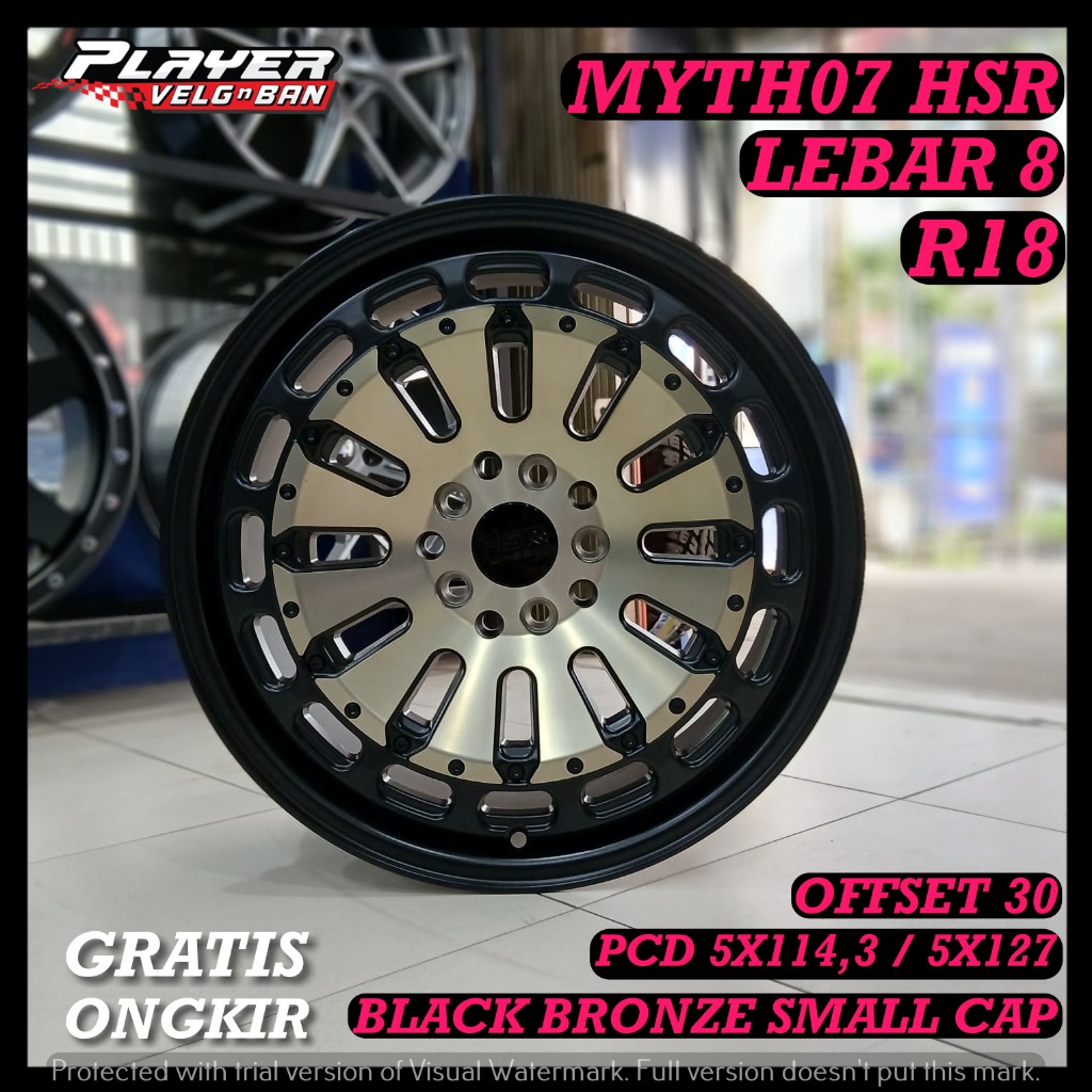 VELG MOBIL INNOVA EXPANDER RING18 TAMPILAN GAHAR FELK HSR MYTH07 R18 L8 PCD5X114,3/5X127 ET30
