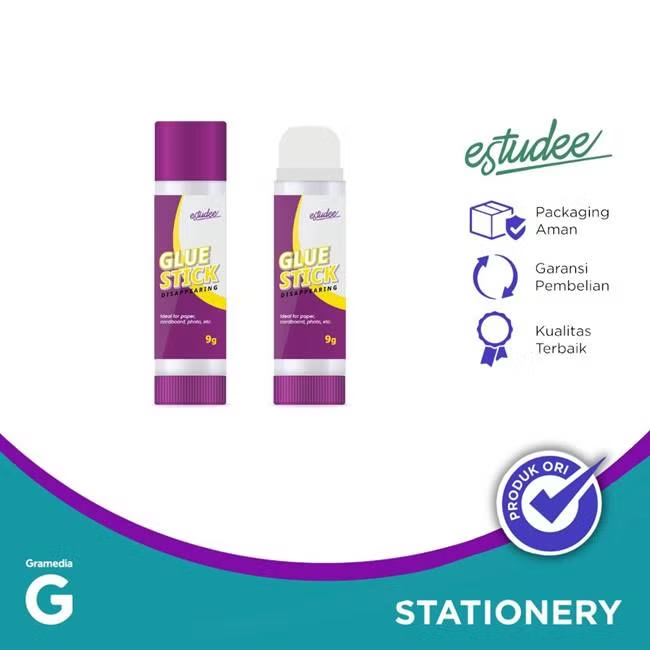 

Gramedia Tunjungan : Estudee Glue Stick Purple Disappearing 9Gr Es:Gs9Pu