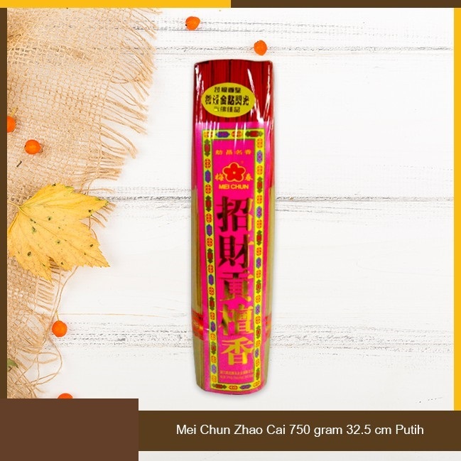 Dupa Hio Wangi Harum Cendana Mei Chun Zhao Cai Cau Cai Yun Xiang 32,5 cm 750 gr merah
