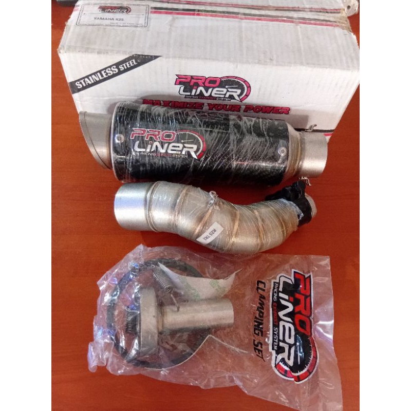 Knalpot Slip On R25/Mt25 Proliner Original.