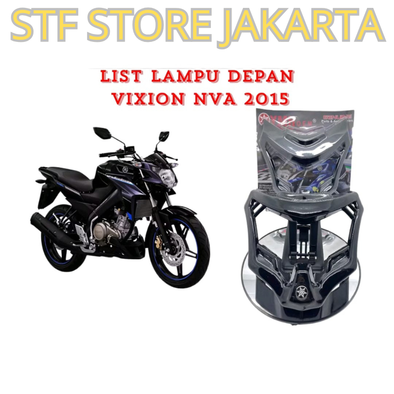 LIST LAMPU DEPAN COVER LAMPU DEPAN VIXION RING LAMPU VIXION NVA 2015 NEW VIXION ADVANCE