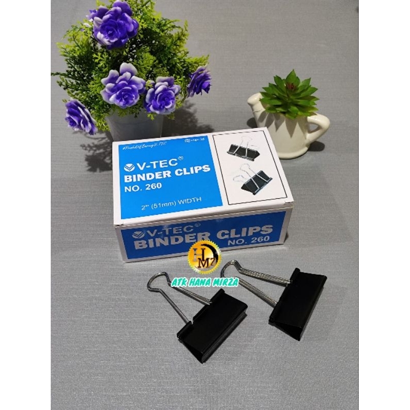 

Binder clips V-TEC no 260 satuan