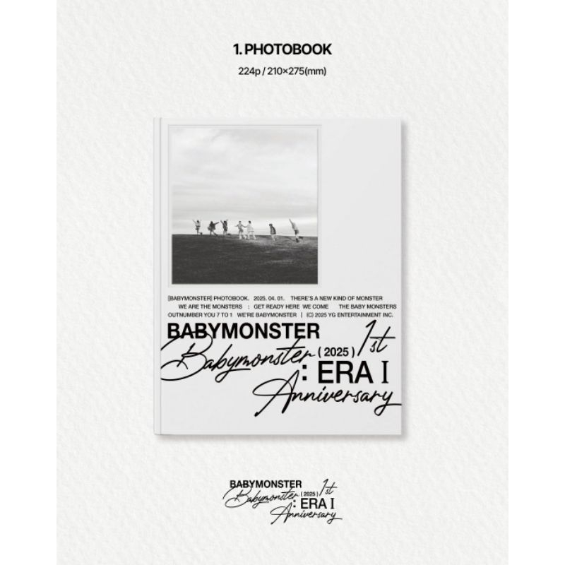 [READY STOCK] 1ST ANNIVERSARY APRIL FULL OF BABYMONSTER MD MERCH PHOTOBOOK/ ID CARD KEYRING / PHOTOC