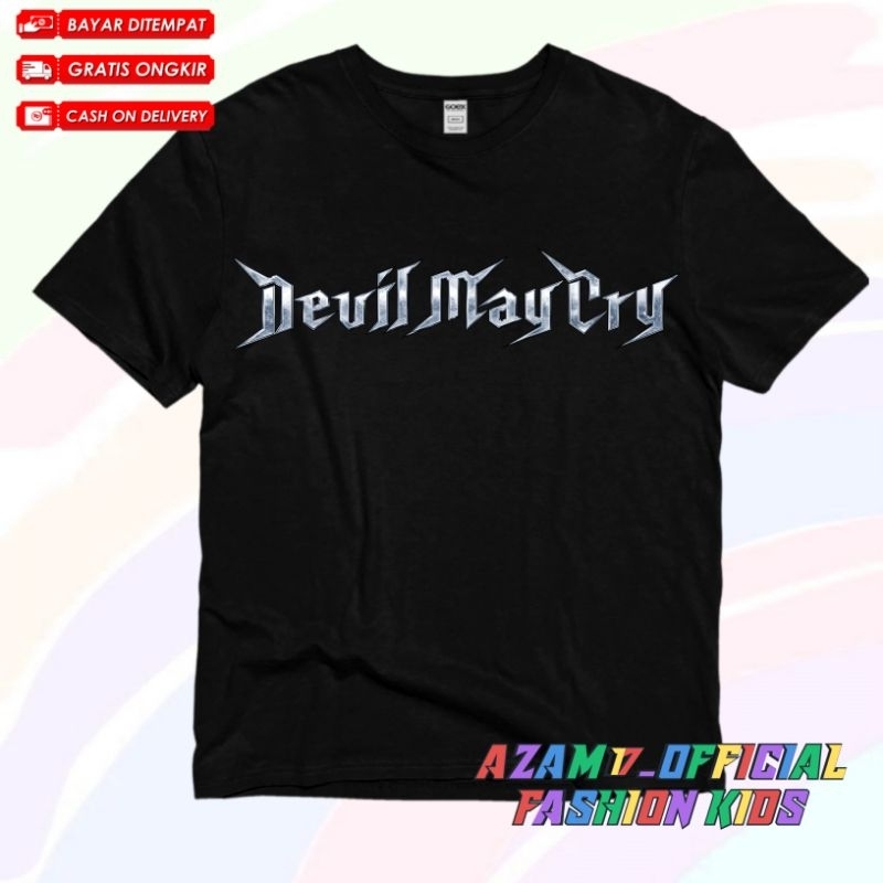 (BISA COD) Kaos Anak Baju Anak Anime Devil May Cry Free Nama / Kaos Tshirt Anak Film Anime Manga Dev