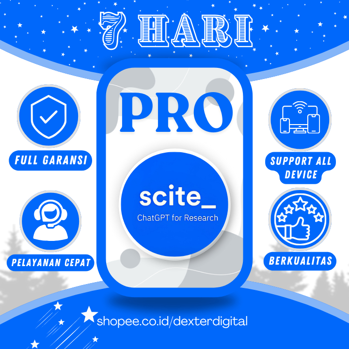 Scite Ai Premium Chatgpt For Research 7 Hari Full Private Bergaransi
