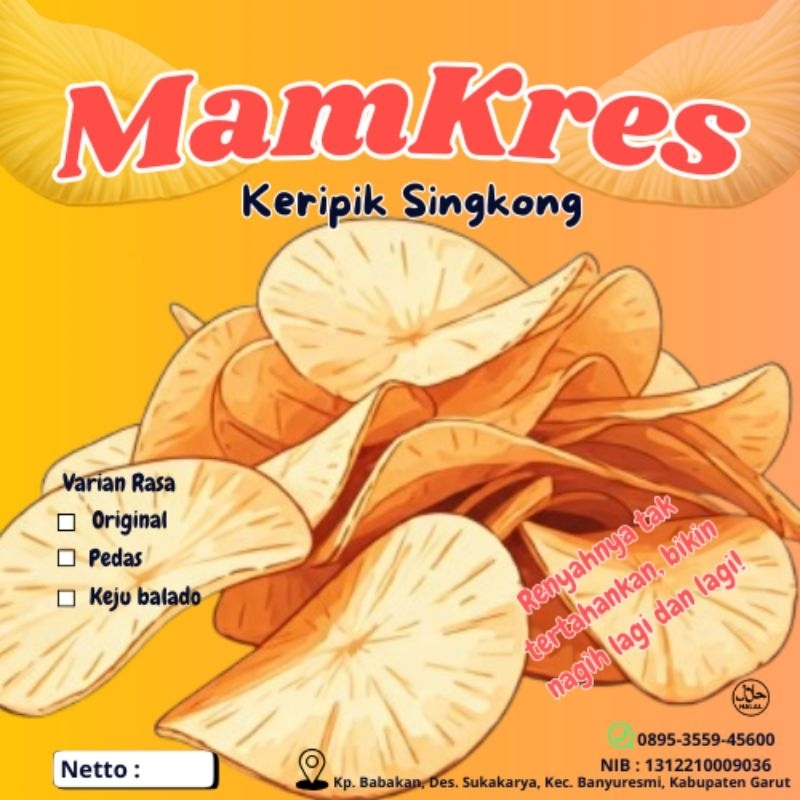 

Keripik Singkong asli 500 g