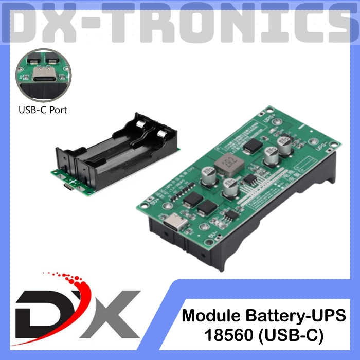 Uninterruptible Power Supply Module Type-C Mini UPS 12V DIY 18650 with Lithium Battery Charger Bater
