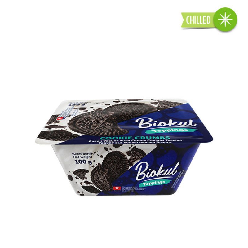 

[ 6 Pcs ] Biokul Yogurt Greek Topping Cup 100gr / Cookie Crumbs / Mocha Granola / Mango / Honey & Dates / Strawberry