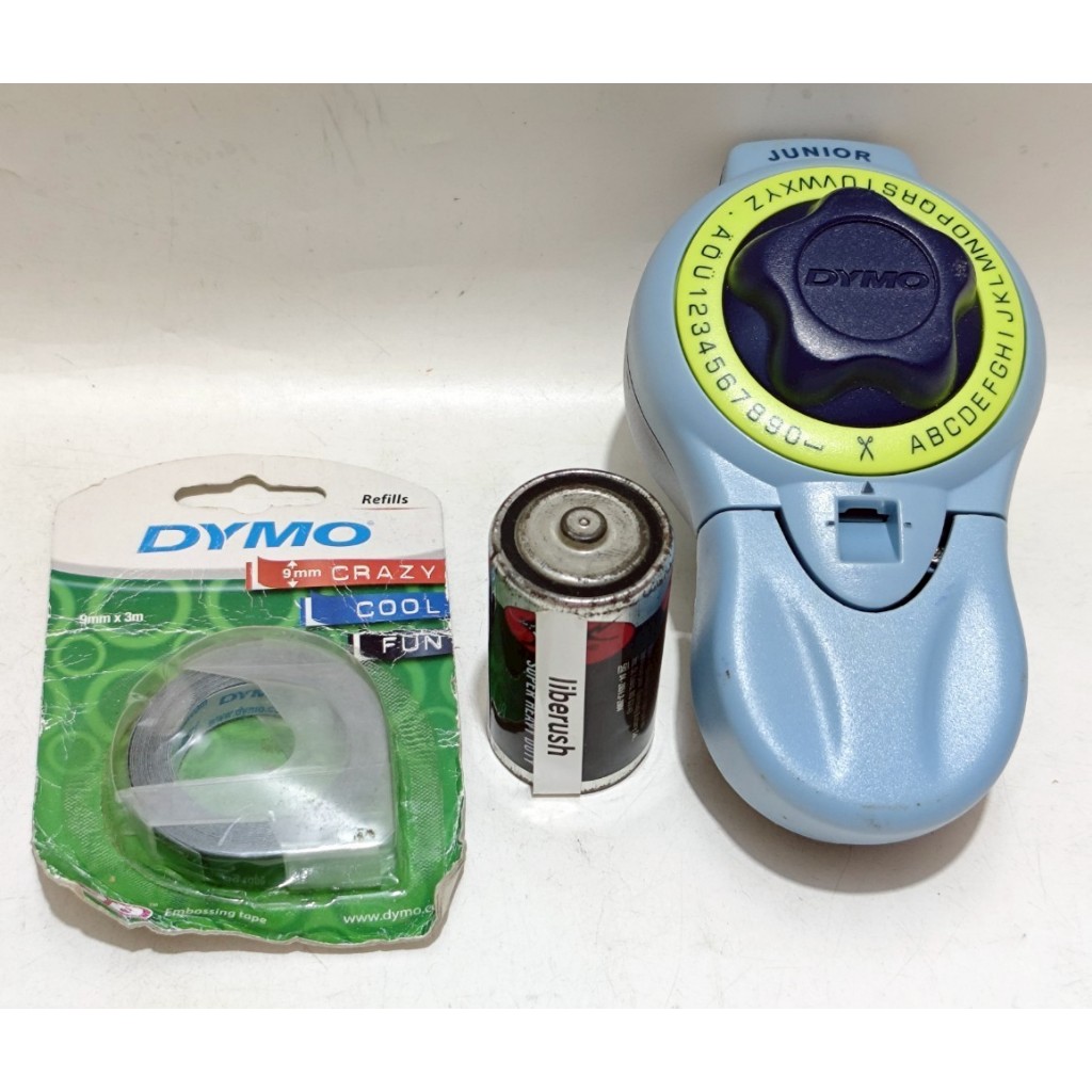 

Dymo junior embossing labelmaker label tag printer embosser tools