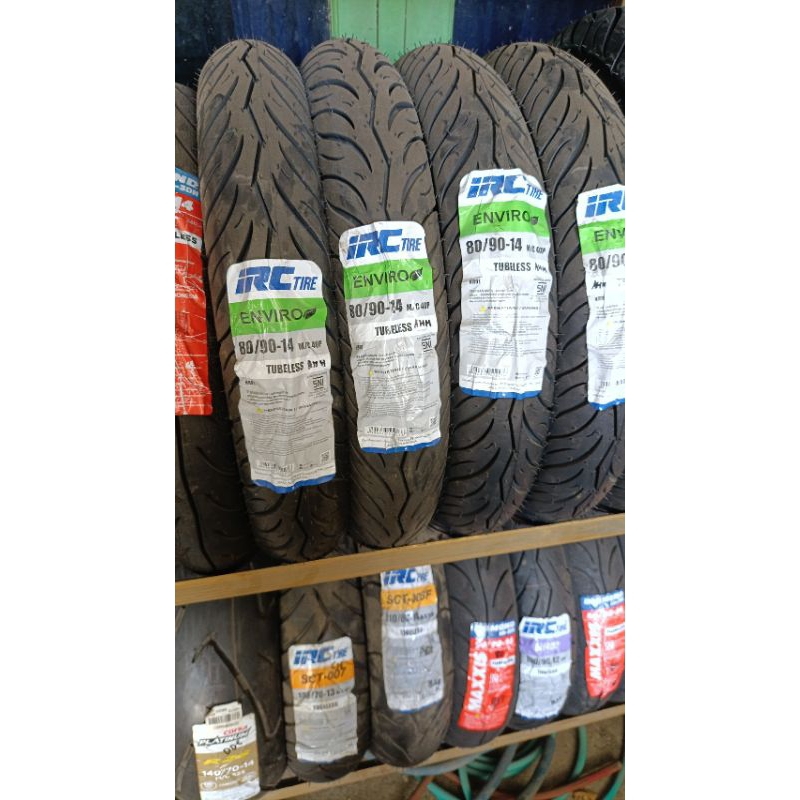 (Ring 14) Ban Luar IRC Enviro 80/90 Tubeless